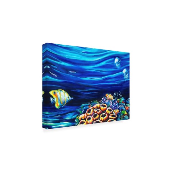 Deborah Broughton 'Reef Coral' Canvas Art,18x24